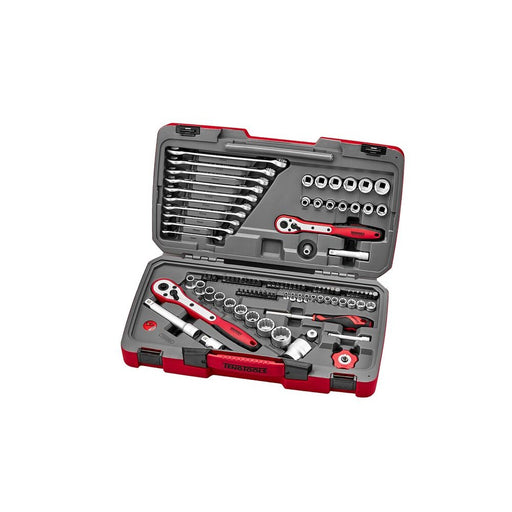 Teng Tools Socket Set MECCA PRO 98 Pieces 1/4" 3/8" 1/2" Drive