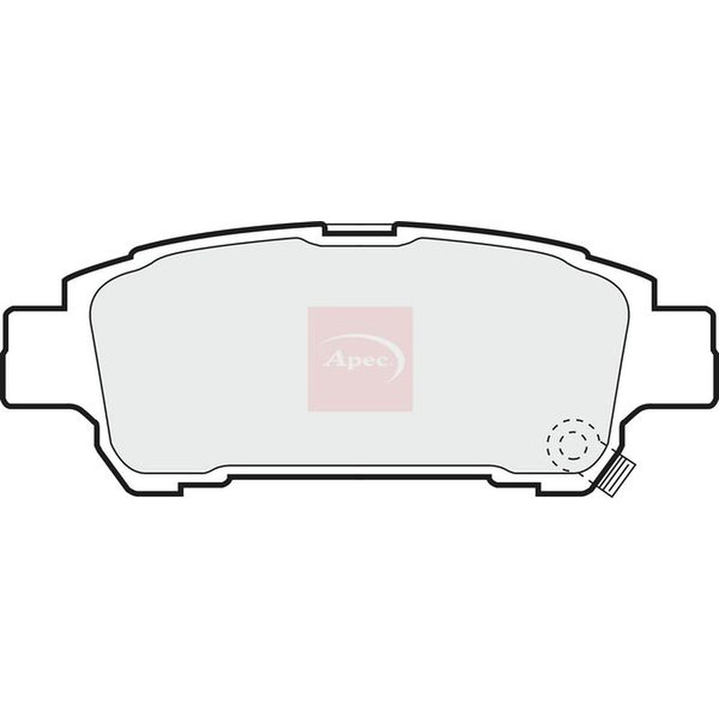 Apec Rear Brake Pad Set PAD1238