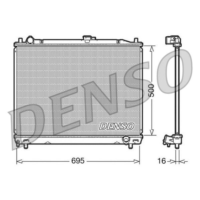 Denso Engine Radiator DRM45008