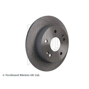 Blue Print 2 x Solid Rear Brake Discs ADH24374