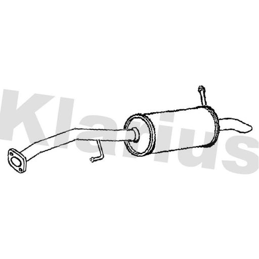 Klarius Box With Tail Pipe Rear TY812T