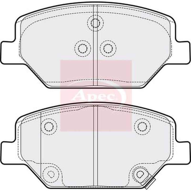 Apec Front Brake Pad Set PAD2210