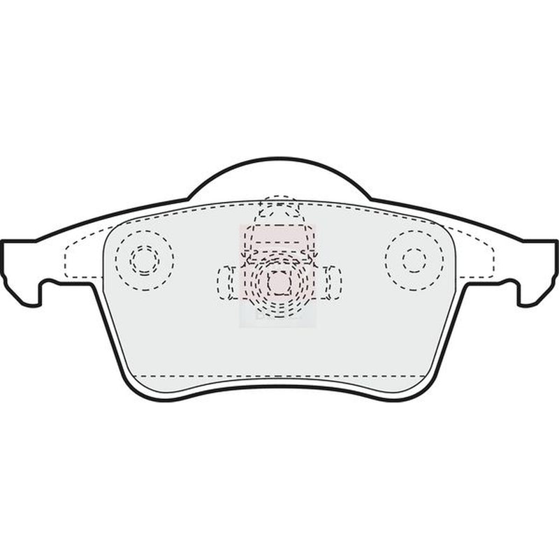 Apec Rear Brake Pad Set PD3045