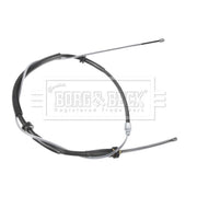 Borg & Beck Handbrake Cable Left Rear BKB3995