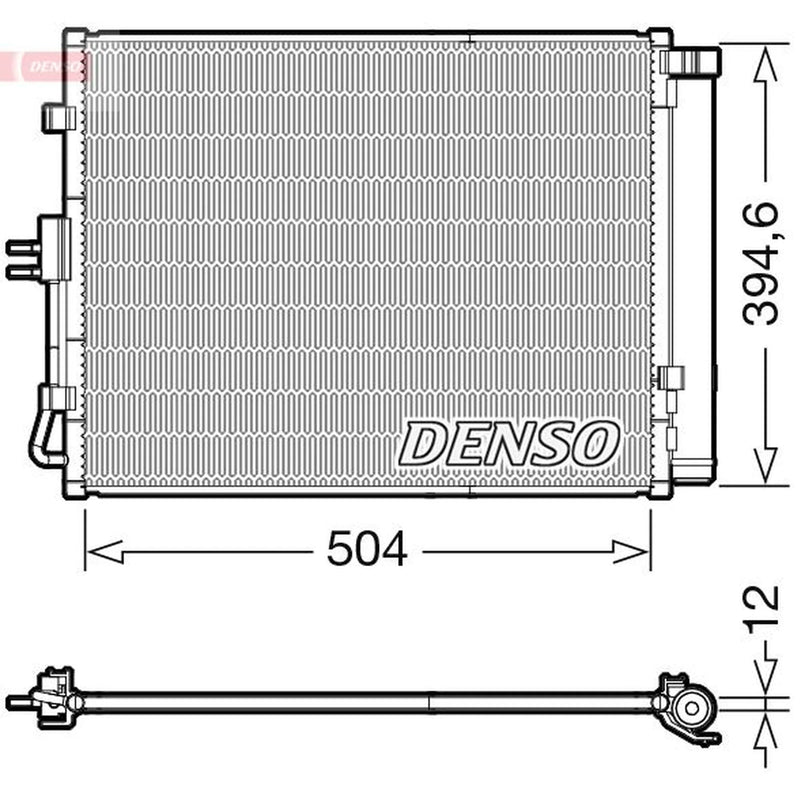 Denso Air Conditioning Condenser DCN43005