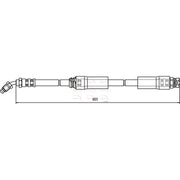 Apec Brake Hydraulic Hose Line Front Right HOS3608
