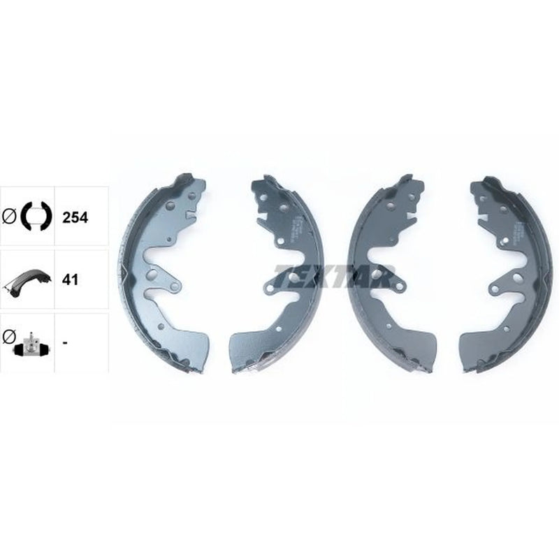 Textar Brake Shoe Set Axle Kit 91068700