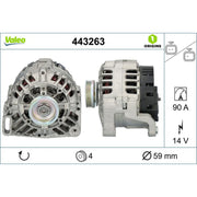 Valeo Car Alternator 12V 443263