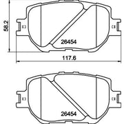 DON Front Brake Pad Set PCP2056
