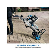 Evolution S355MCS Mitre Chop Saw Wheeled Stand with Powerlift Assist - 133-0001