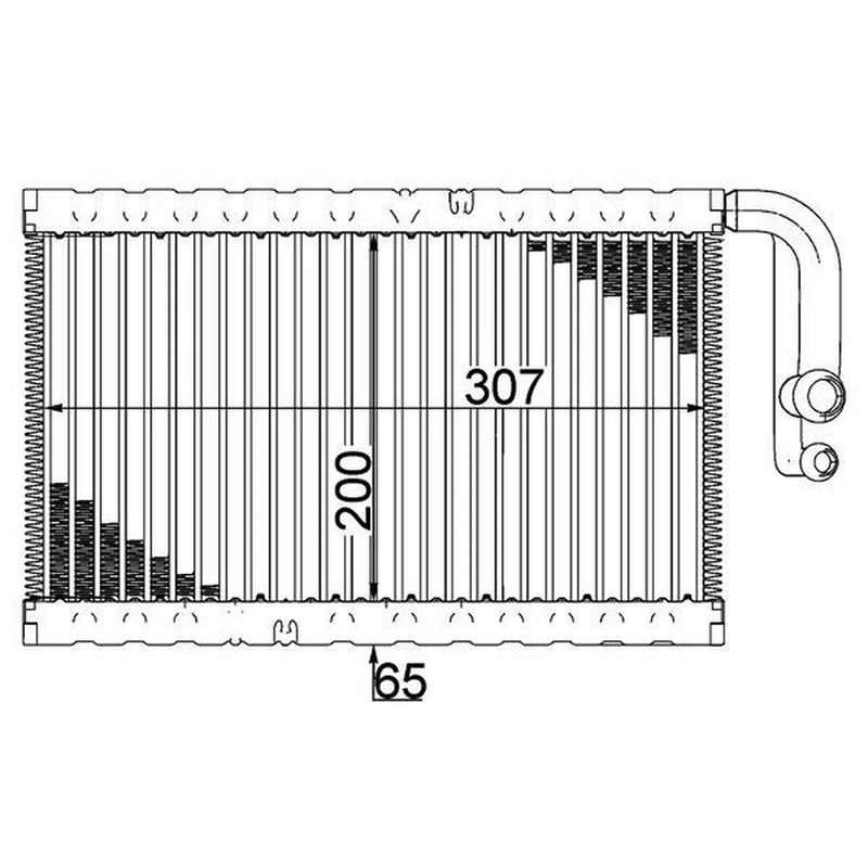 Mahle Air Conditioning Evaporator AE 2 000P