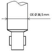 KYB Shock Absorber Damper Strut Rear 343827