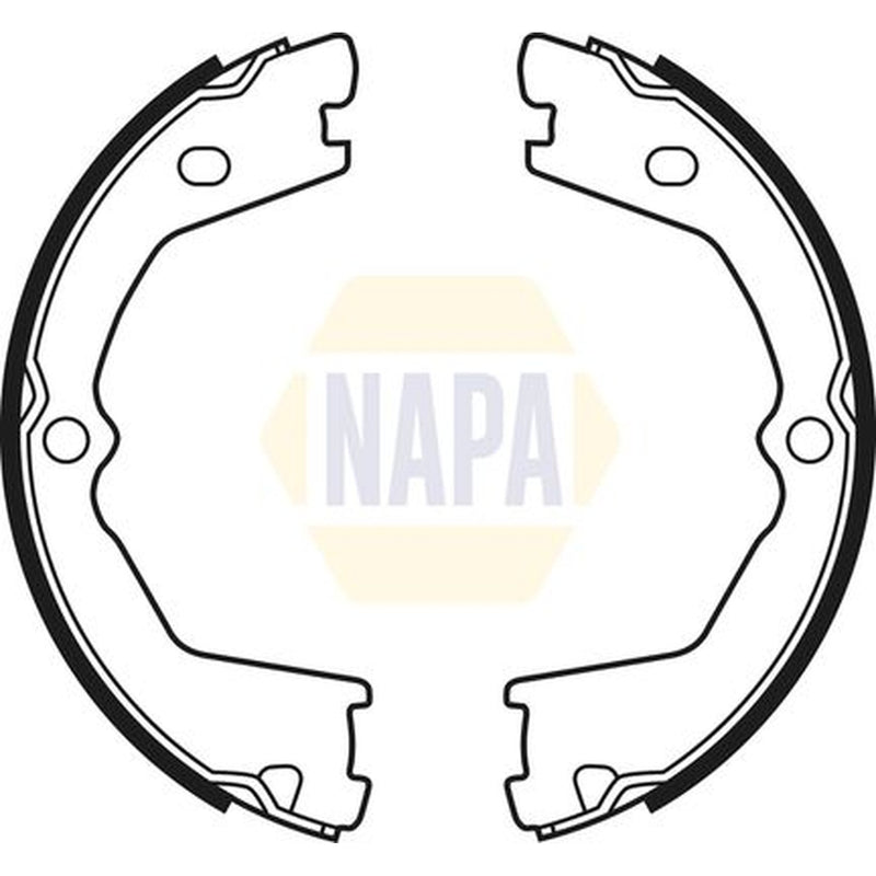 NAPA Parking Brake Shoe Set NBS5022