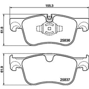 DON Front Brake Pad Set PCP1998