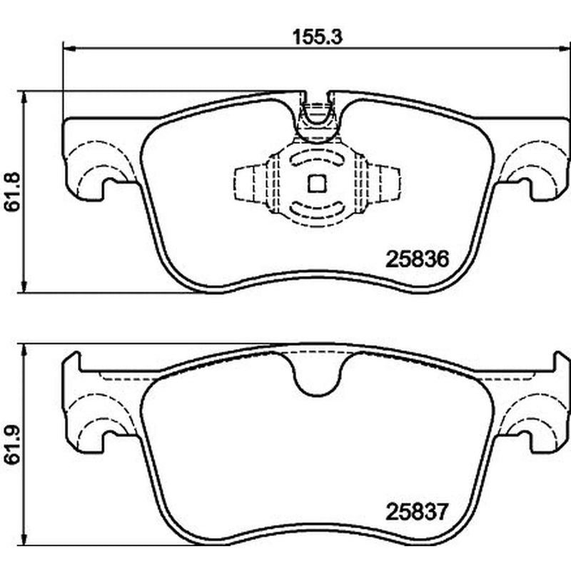 Mintex Front Brake Pad Set MDB3393