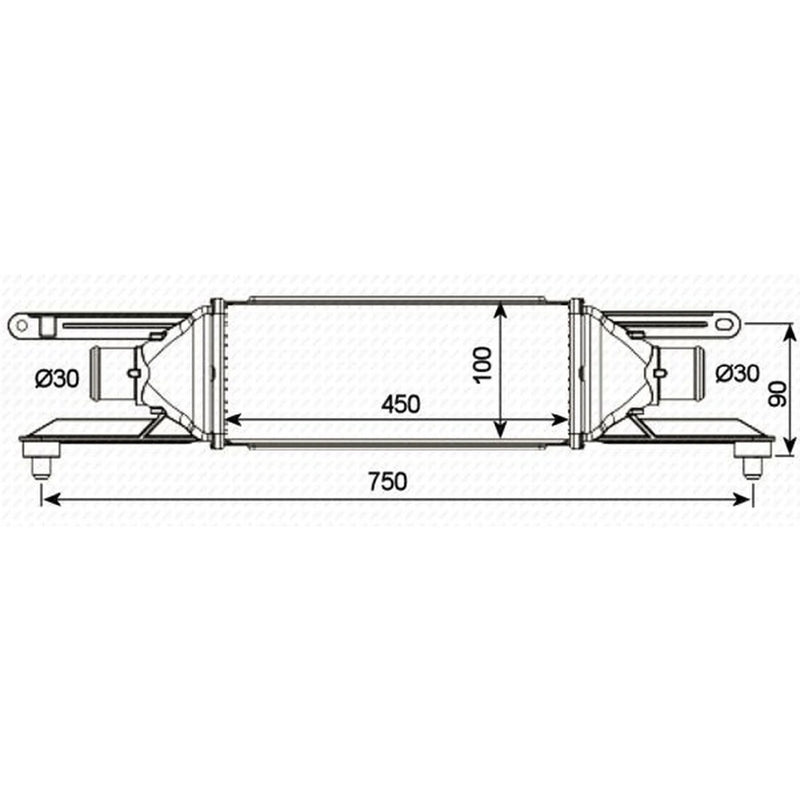 NRF Intercooler (Charge Air Cooler) 30751