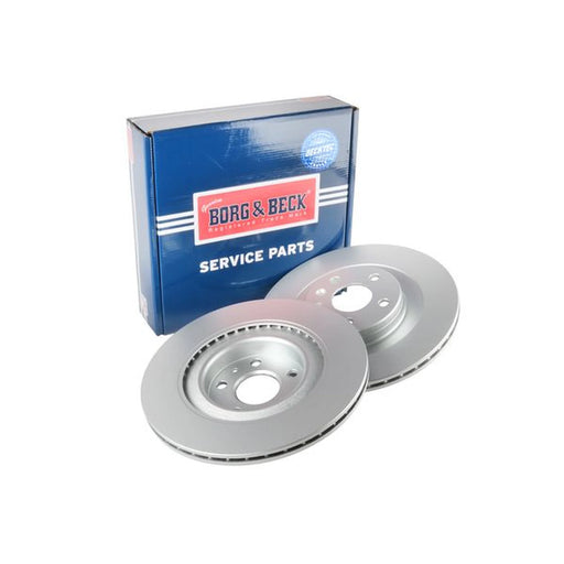 Borg & Beck 2 x Vented Rear Brake Discs BBD5477