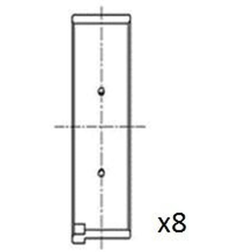 FAI Big End Bearing Set 43.65mm BB2038-STD