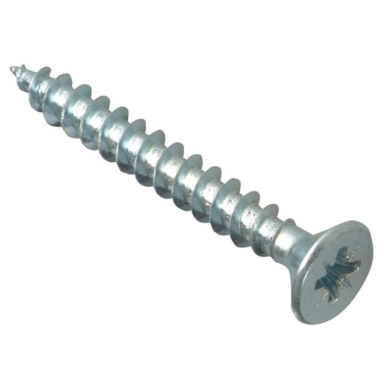 ForgeFix Multi-Purpose Pozi Compatible Screw CSK ST ZP 5 x Box 200 40-50mm