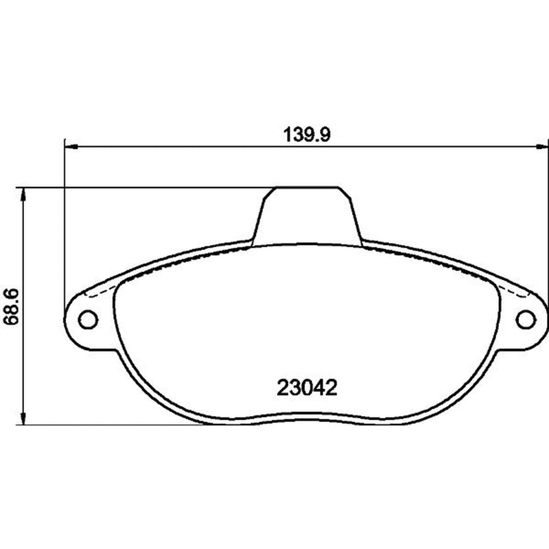 DON Front Brake Pad Set PCP1317