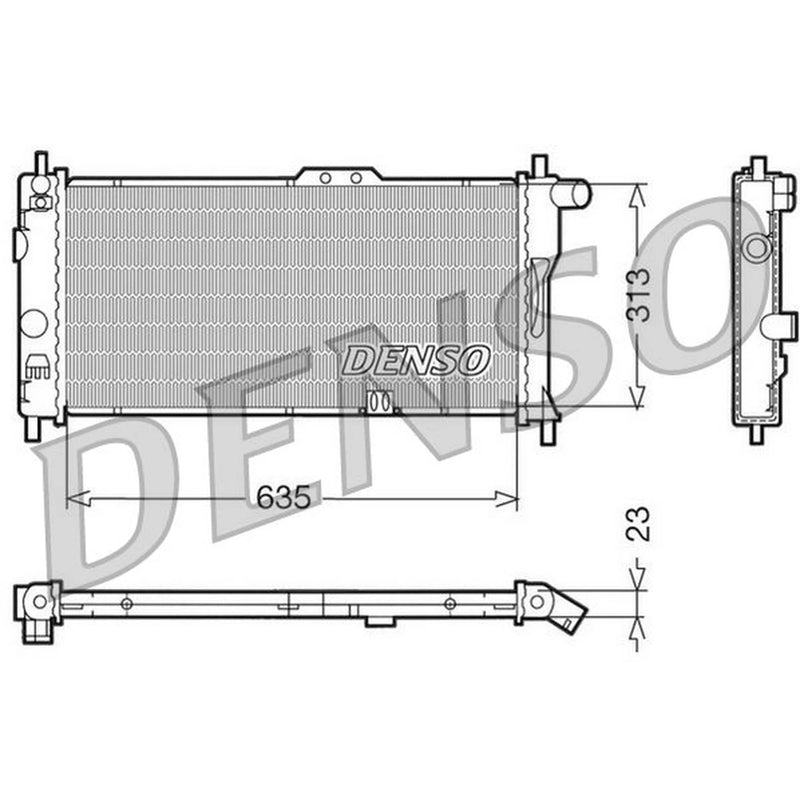 Denso Engine Radiator DRM20032