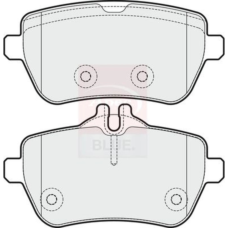 Apec Rear Brake Pad Set PD3904