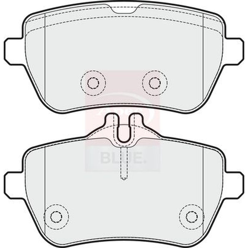 Apec Rear Brake Pad Set PD3904
