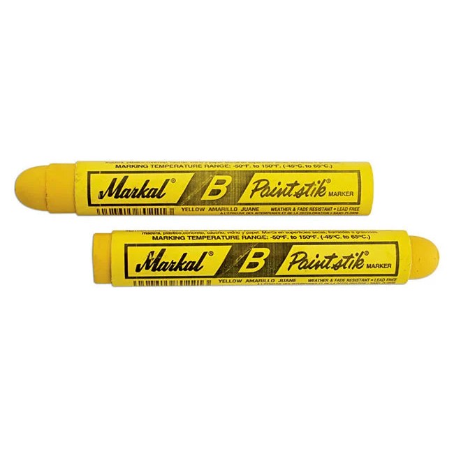 Connect Tyre Marker Pens-Yellow 12pc - CPL