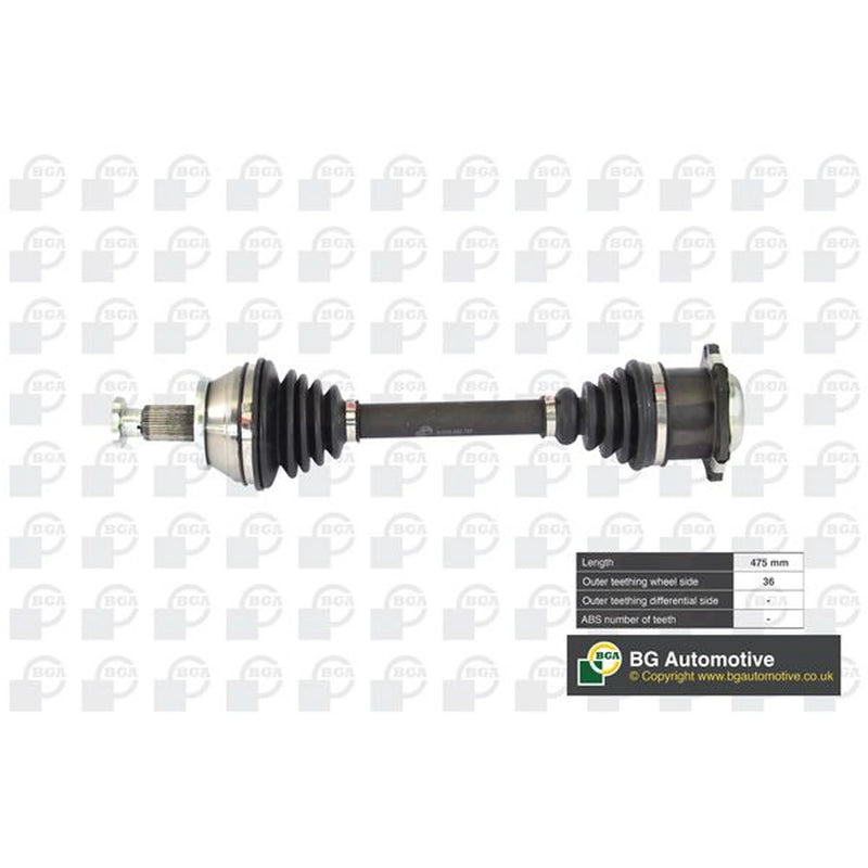 BGA CV Drive Shaft Driveshaft Front Left DS9628L