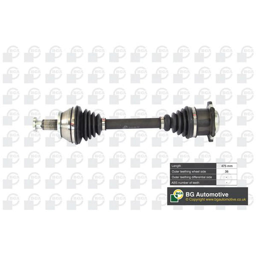 BGA CV Drive Shaft Driveshaft Front Left DS9628L
