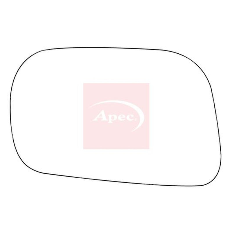 Apec Exterior Wing Mirror Glass Left AMS2689