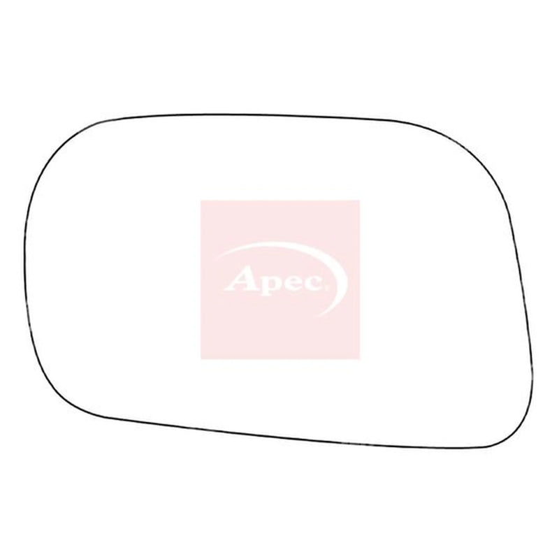 Apec Exterior Wing Mirror Glass Left AMS2689