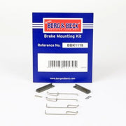 Borg & Beck Brake Pad Accessory Fitting Kit Rear BBK1119
