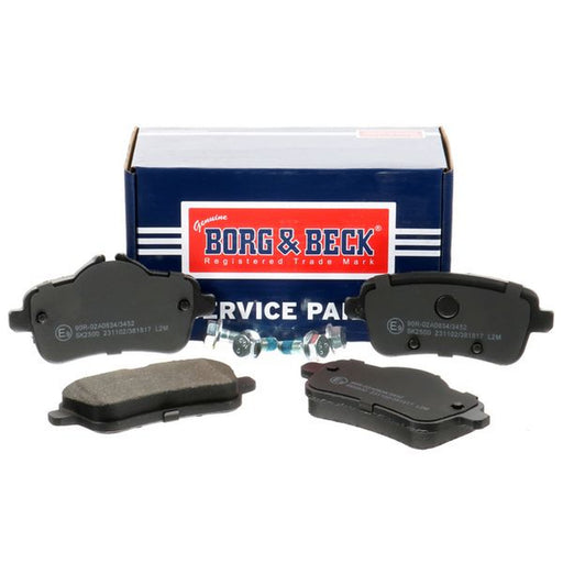 Borg & Beck 4 x Rear Brake Pad Set BBP2417