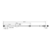 Juratek Brake Hydraulic Hose Line Front JBH1429