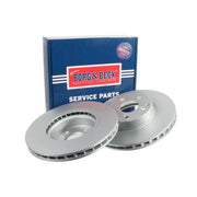 Borg & Beck 2 x Vented Front Brake Discs BBD4344