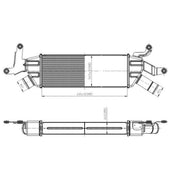 NRF Intercooler (Charge Air Cooler) 309042