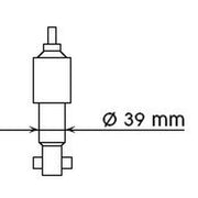 KYB Shock Absorber Damper Strut Front 343244