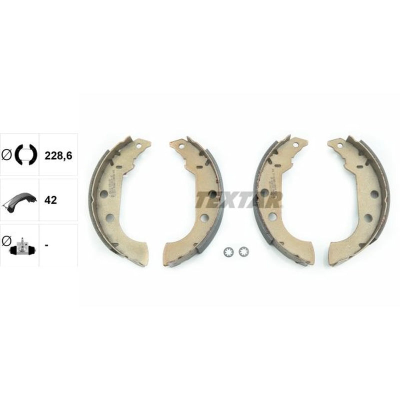 Textar Brake Shoe Set Axle Kit 91038100