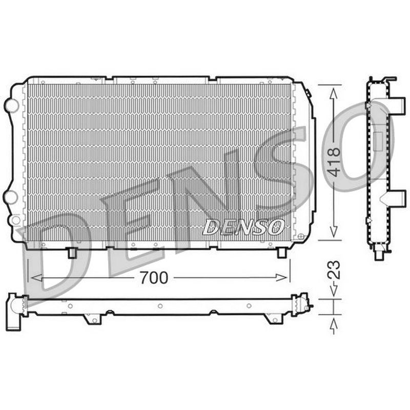 Denso Engine Radiator DRM09077