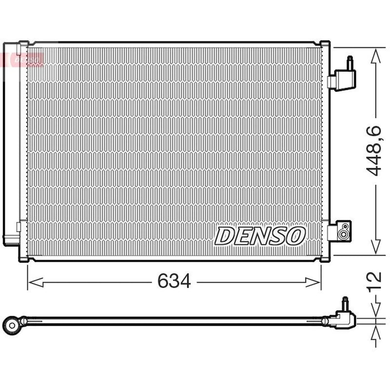 Denso Air Conditioning Condenser DCN17031