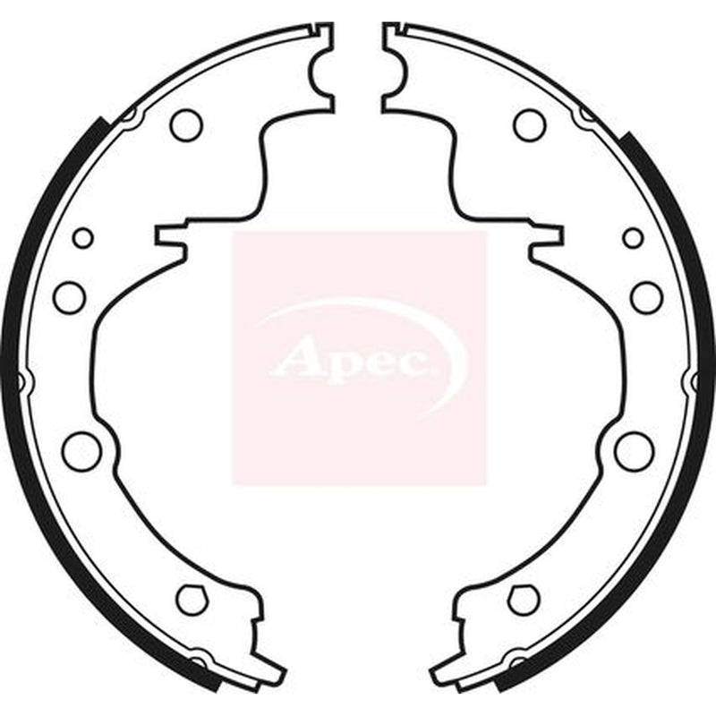Apec Brake Shoe Set Axle Kit SHU383