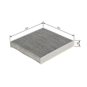 Bosch Cabin Air Filter (Pollen Filter) Rear 1 987 435 584