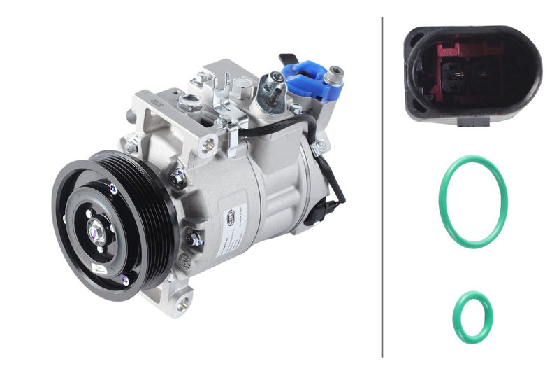 Hella 8FK 366 201-821 Compressor, air conditioning