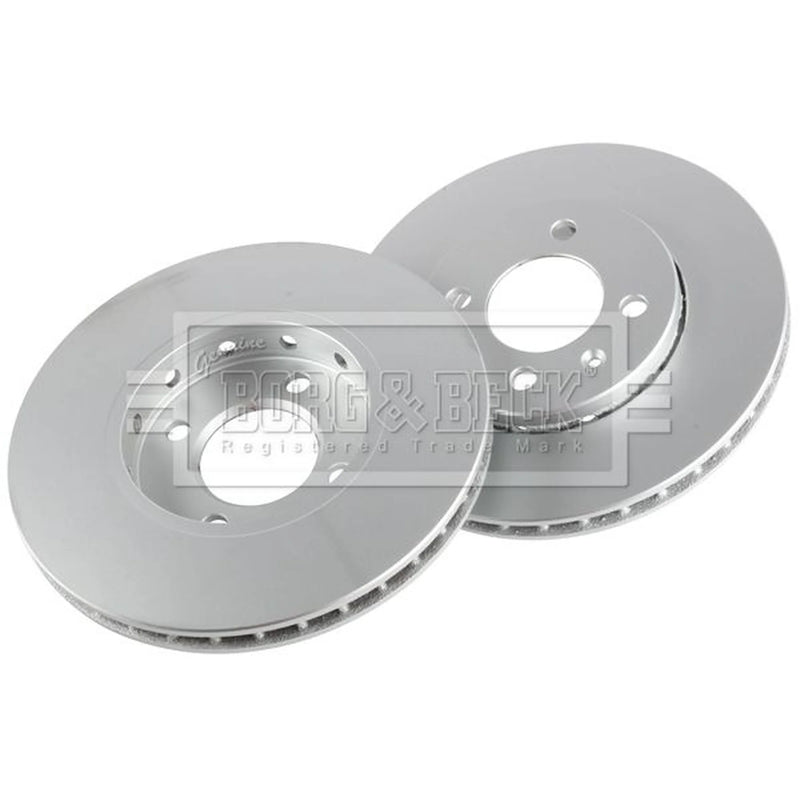 Borg & Beck 2 x Vented Front Brake Discs BBD5236