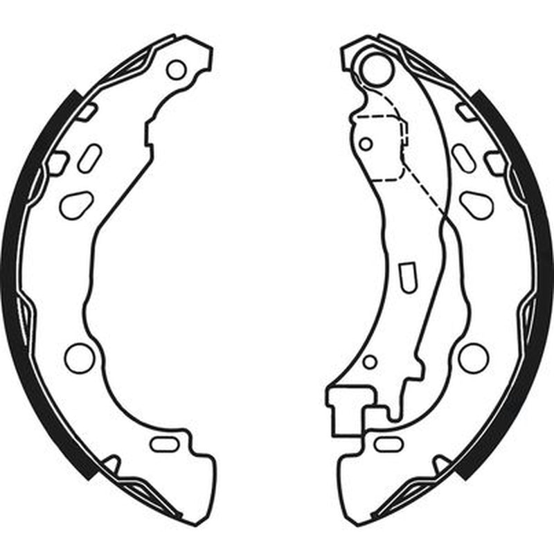 Abtex Brake Shoe Set Axle Kit ABS4128