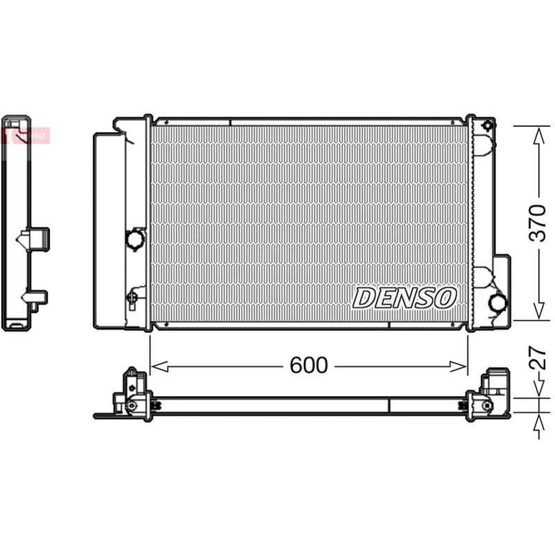 Denso Engine Radiator DRM50087