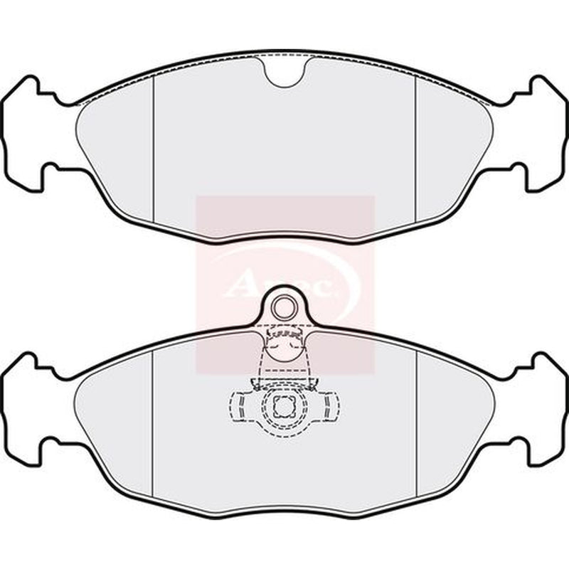 Apec Rear Brake Pad Set PAD982