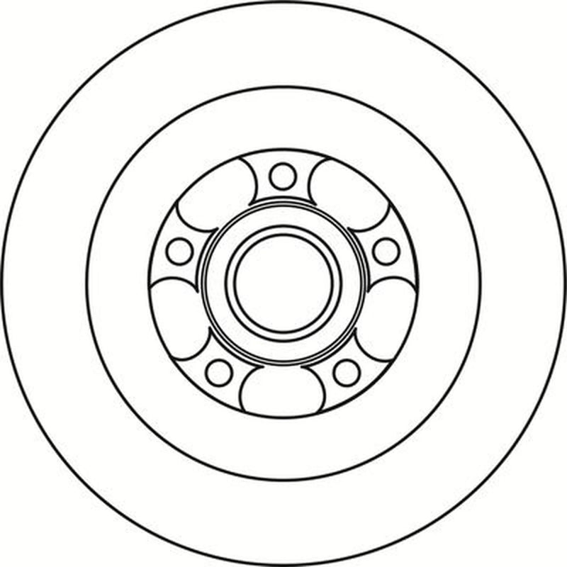 Abtex 2 x Rear Brake Discs BD1619HS