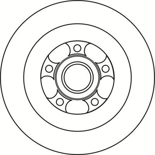 Abtex 2 x Rear Brake Discs BD1619HS